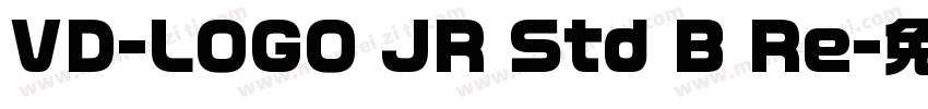 VD-LOGO JR Std B Re字体转换